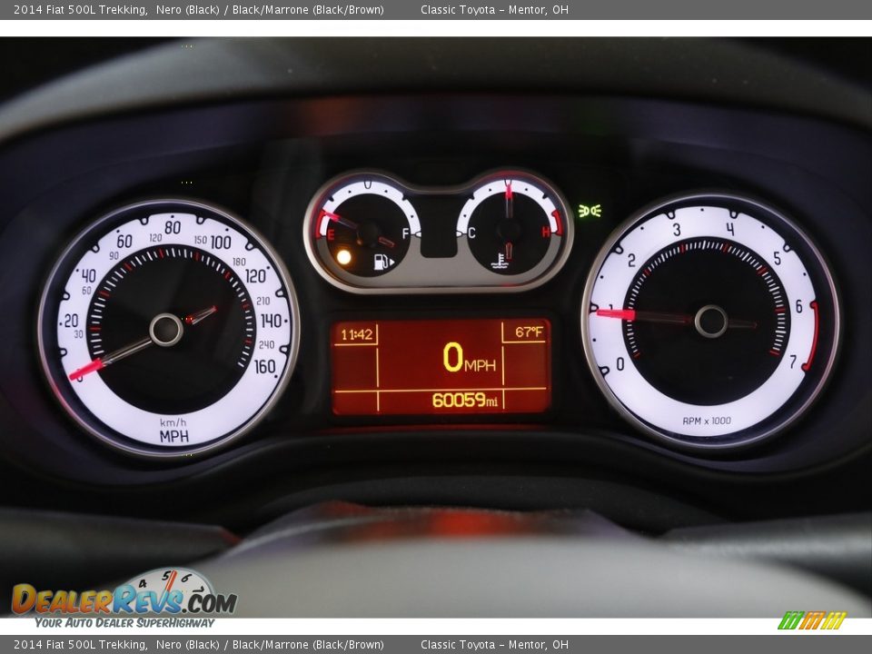 2014 Fiat 500L Trekking Gauges Photo #8