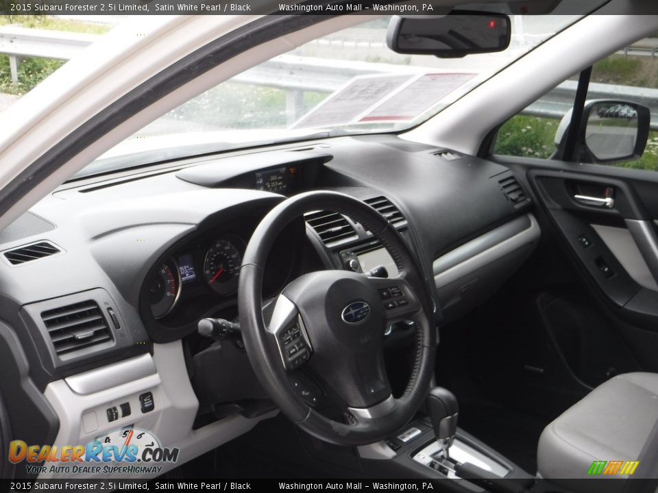 2015 Subaru Forester 2.5i Limited Satin White Pearl / Black Photo #22