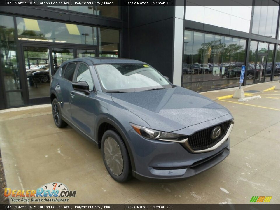 2021 Mazda CX-5 Carbon Edition AWD Polymetal Gray / Black Photo #1