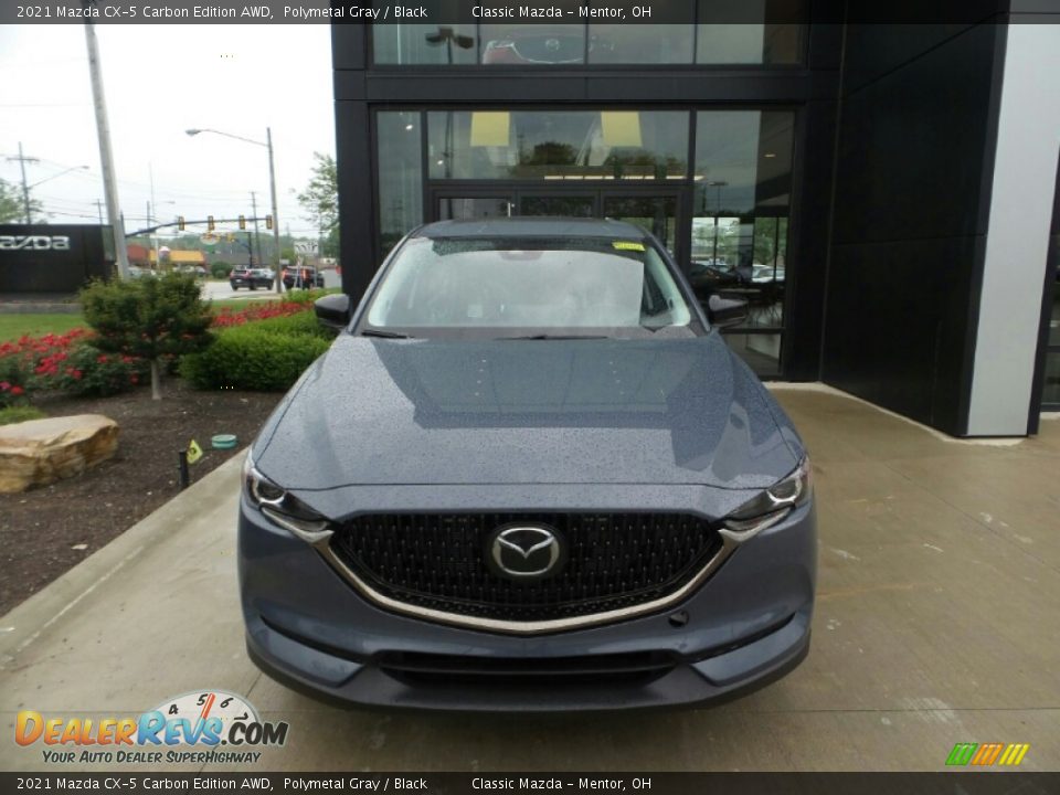 2021 Mazda CX-5 Carbon Edition AWD Polymetal Gray / Black Photo #2