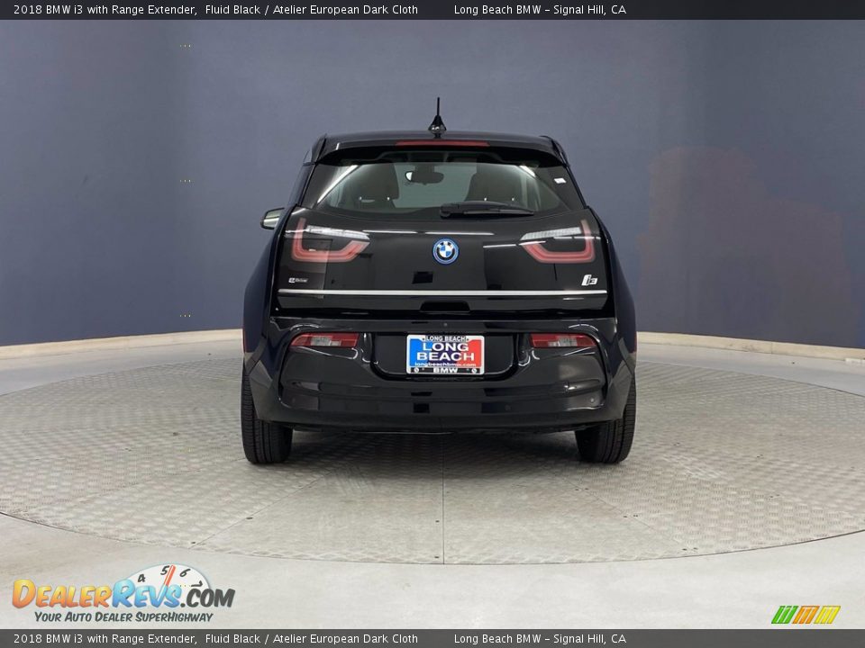2018 BMW i3 with Range Extender Fluid Black / Atelier European Dark Cloth Photo #4