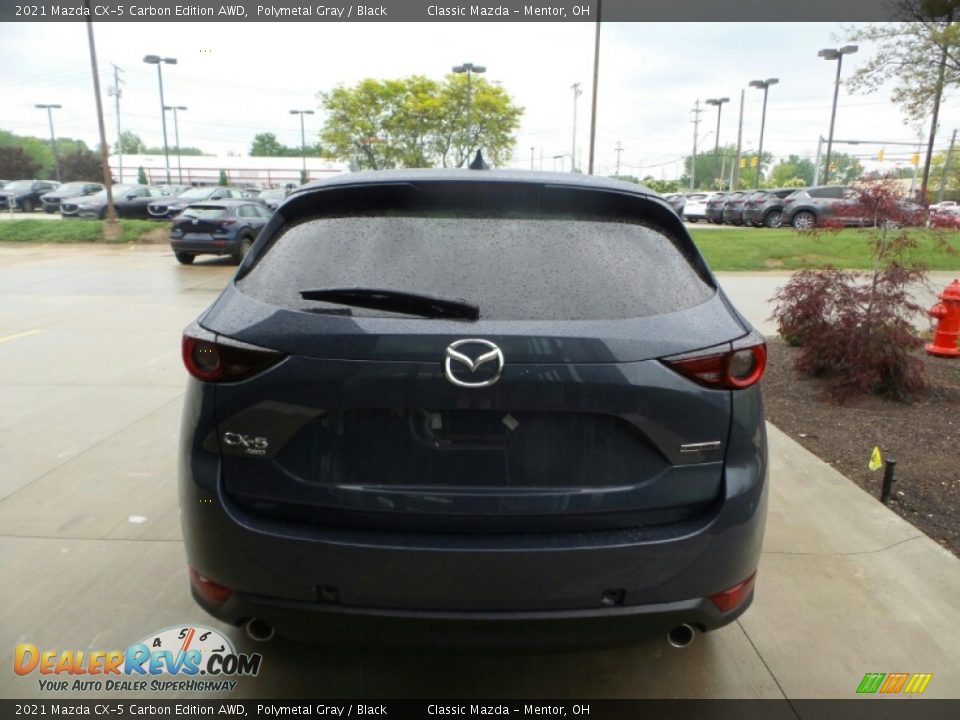 2021 Mazda CX-5 Carbon Edition AWD Polymetal Gray / Black Photo #5