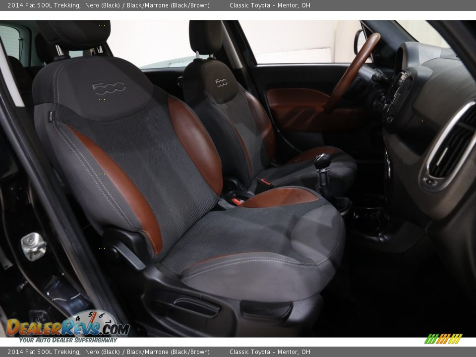 Black/Marrone (Black/Brown) Interior - 2014 Fiat 500L Trekking Photo #15