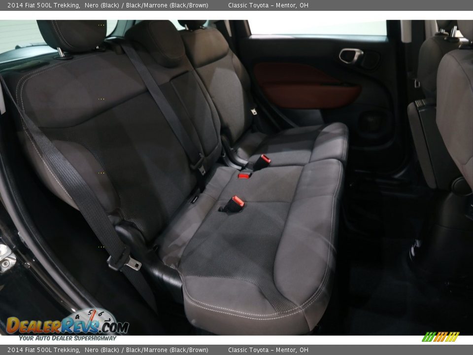 2014 Fiat 500L Trekking Nero (Black) / Black/Marrone (Black/Brown) Photo #16