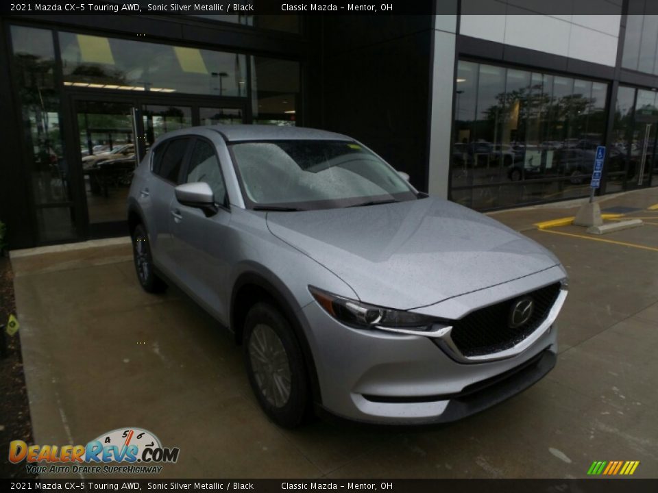 2021 Mazda CX-5 Touring AWD Sonic Silver Metallic / Black Photo #1