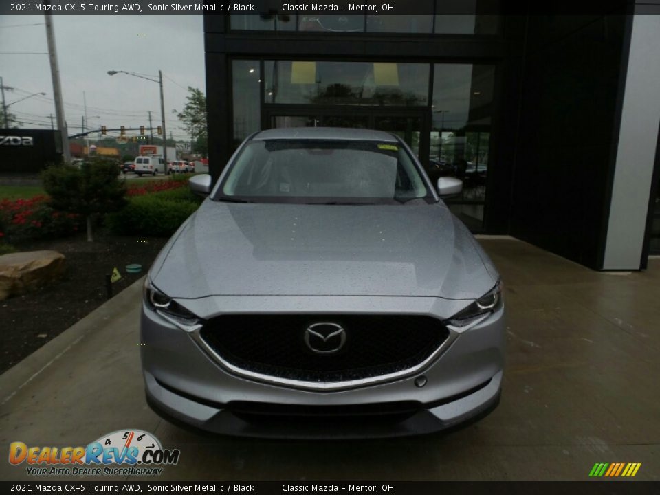 2021 Mazda CX-5 Touring AWD Sonic Silver Metallic / Black Photo #2