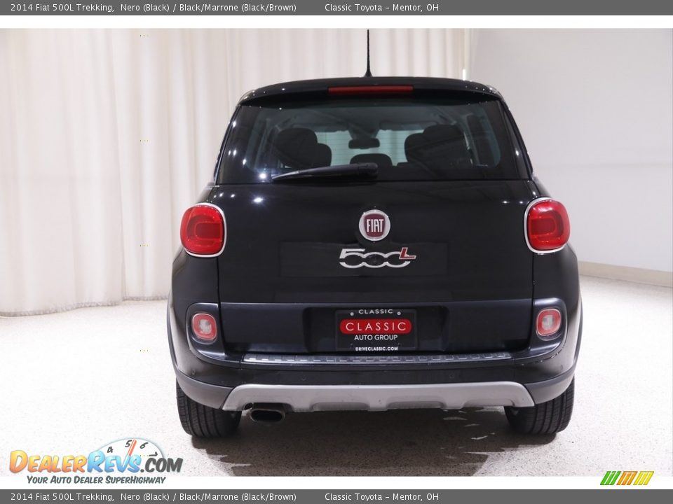 2014 Fiat 500L Trekking Nero (Black) / Black/Marrone (Black/Brown) Photo #18