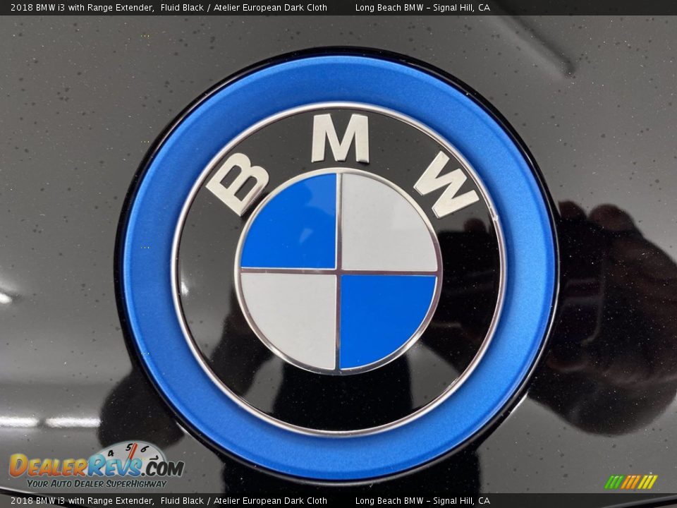 2018 BMW i3 with Range Extender Fluid Black / Atelier European Dark Cloth Photo #8