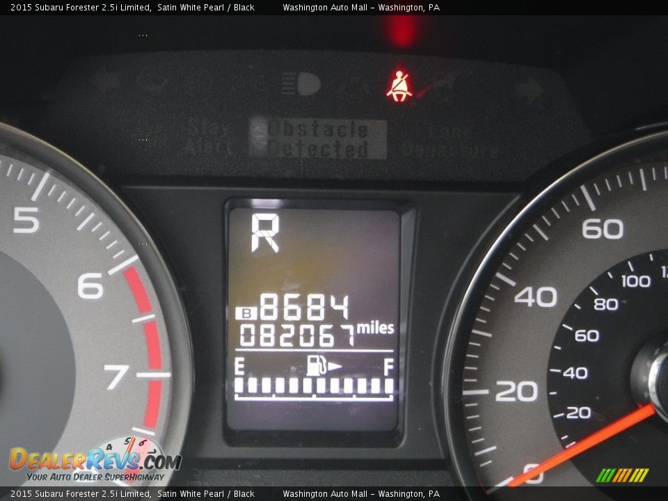 2015 Subaru Forester 2.5i Limited Satin White Pearl / Black Photo #30