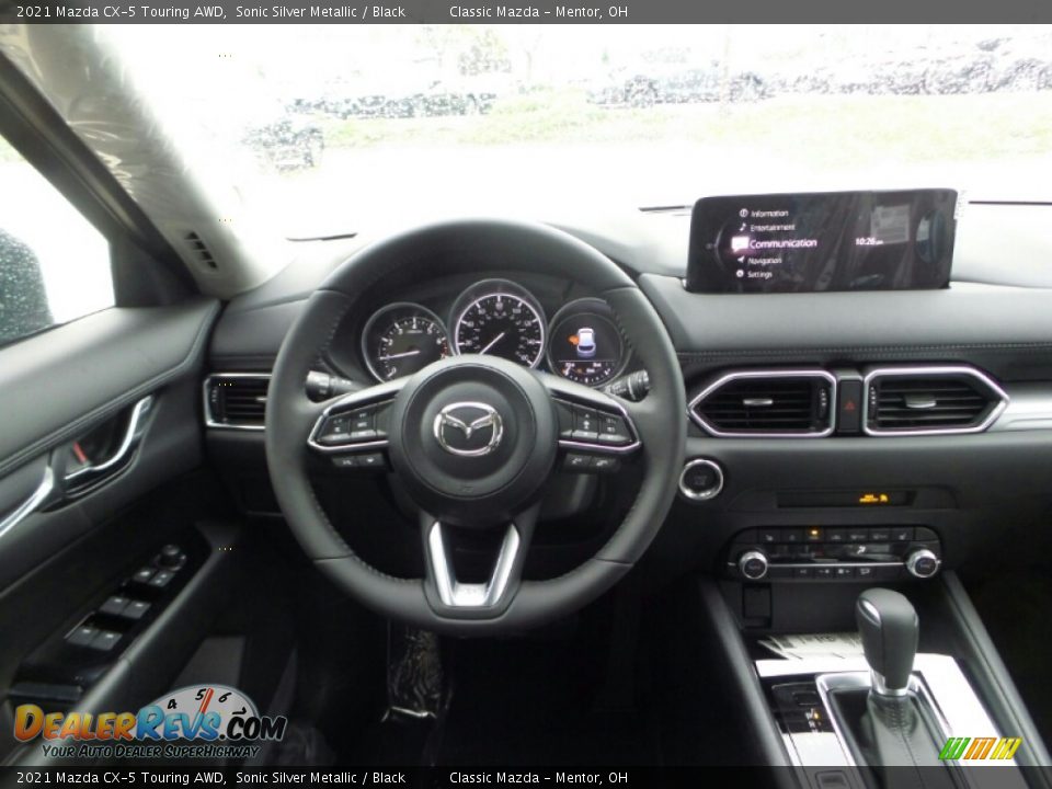 2021 Mazda CX-5 Touring AWD Sonic Silver Metallic / Black Photo #4
