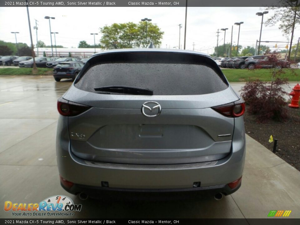 2021 Mazda CX-5 Touring AWD Sonic Silver Metallic / Black Photo #5