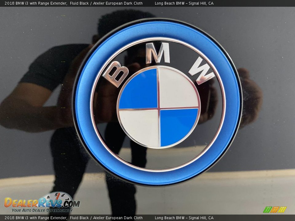 2018 BMW i3 with Range Extender Fluid Black / Atelier European Dark Cloth Photo #10