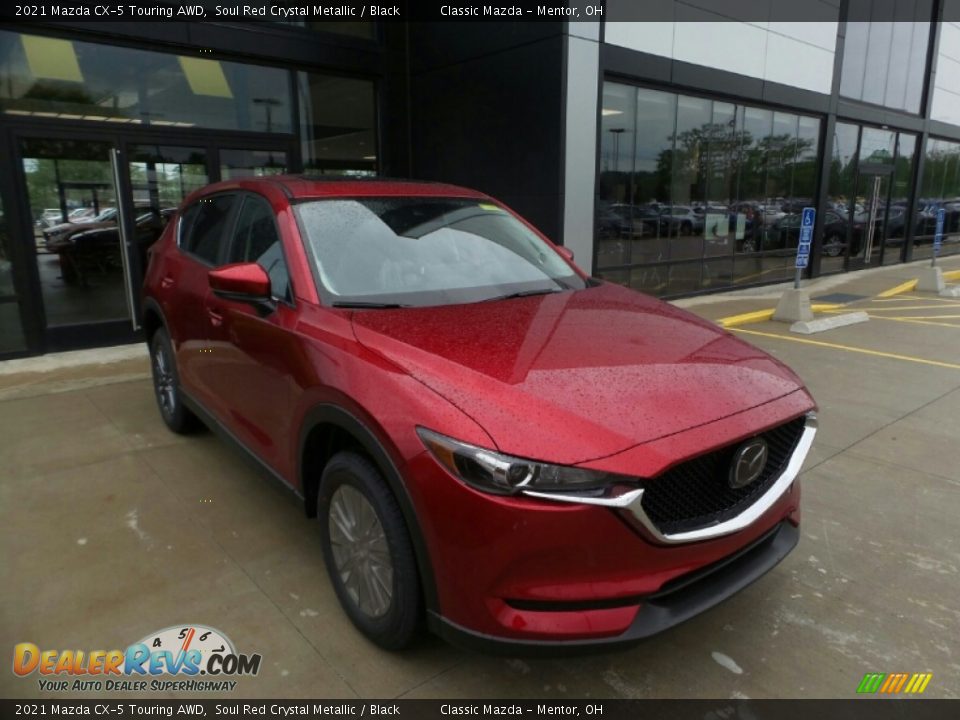 2021 Mazda CX-5 Touring AWD Soul Red Crystal Metallic / Black Photo #1