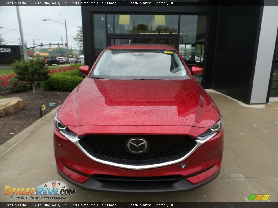 2021 Mazda CX-5 Touring AWD Soul Red Crystal Metallic / Black Photo #2