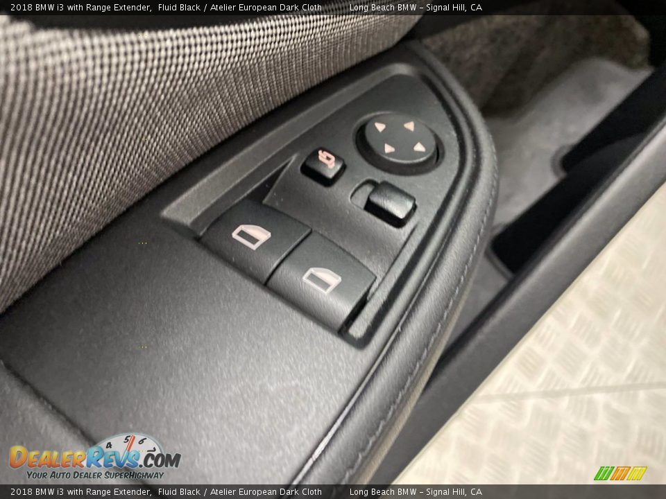 2018 BMW i3 with Range Extender Fluid Black / Atelier European Dark Cloth Photo #14