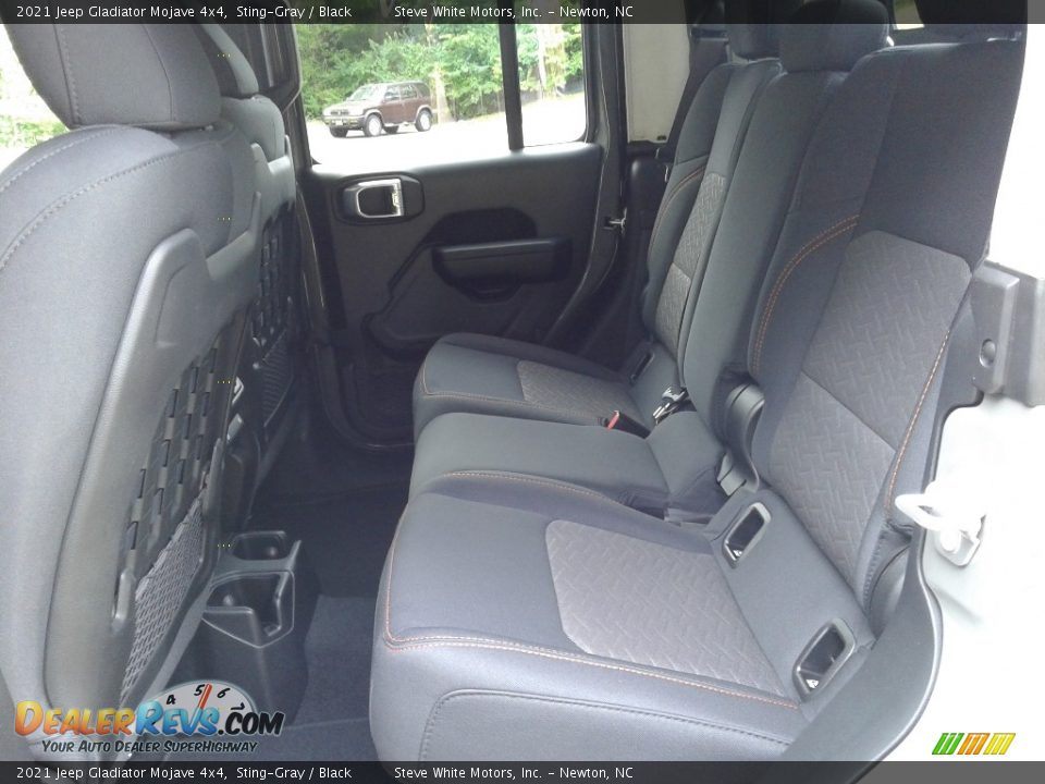 Rear Seat of 2021 Jeep Gladiator Mojave 4x4 Photo #14