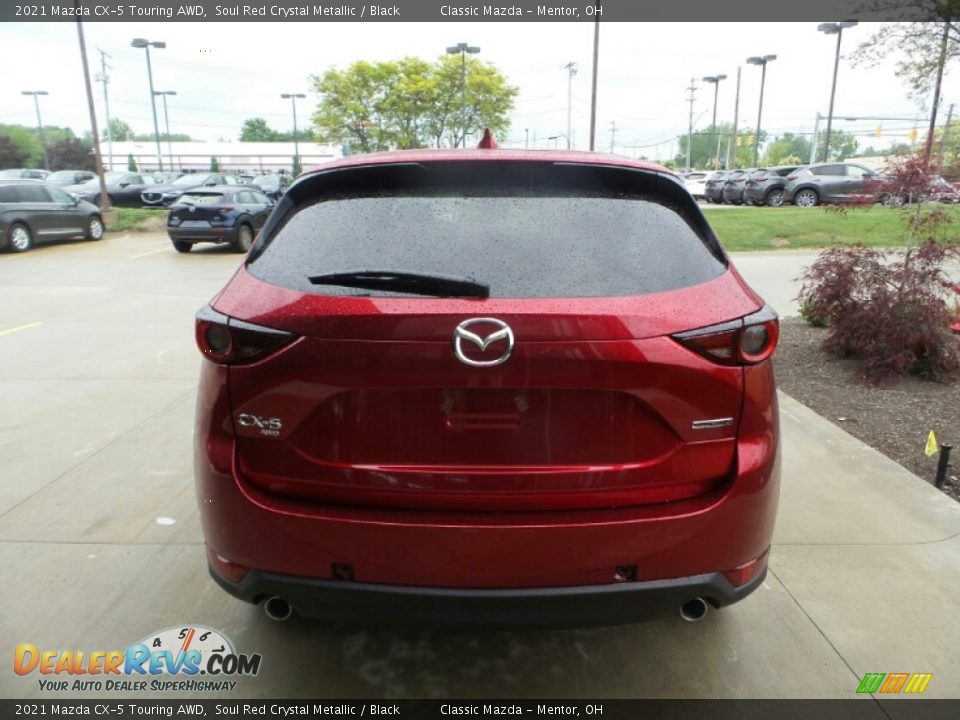 2021 Mazda CX-5 Touring AWD Soul Red Crystal Metallic / Black Photo #5