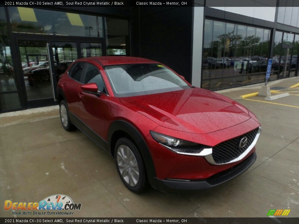 2021 Mazda CX-30 Select AWD Soul Red Crystal Metallic / Black Photo #1
