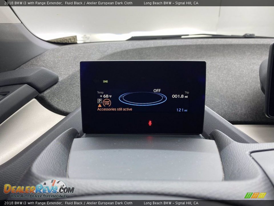 2018 BMW i3 with Range Extender Fluid Black / Atelier European Dark Cloth Photo #20