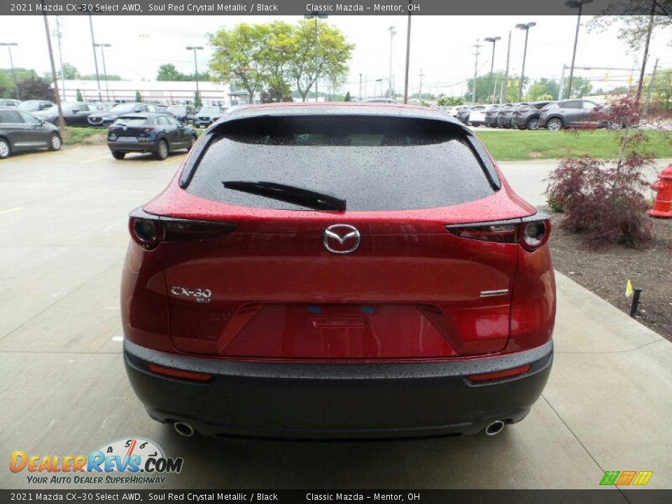 2021 Mazda CX-30 Select AWD Soul Red Crystal Metallic / Black Photo #5