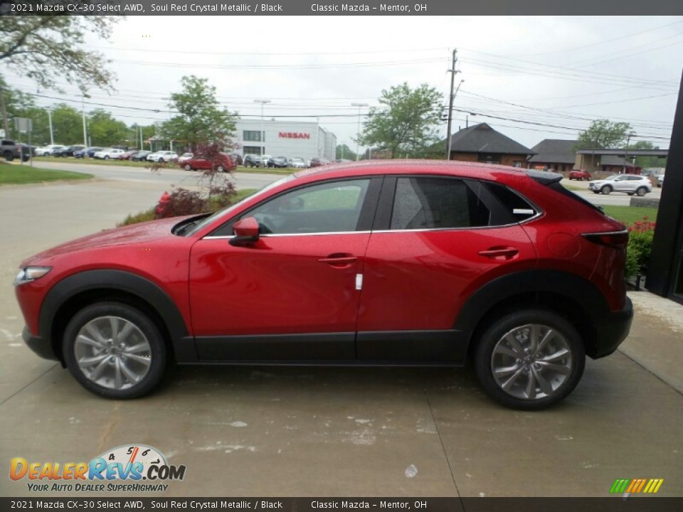 2021 Mazda CX-30 Select AWD Soul Red Crystal Metallic / Black Photo #6