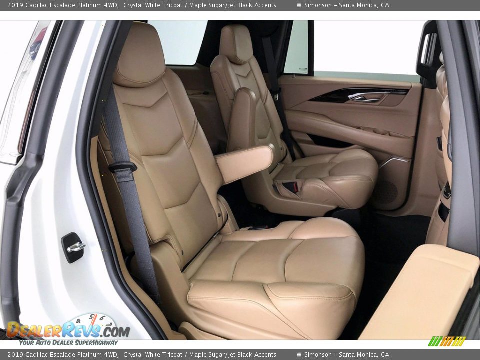 Rear Seat of 2019 Cadillac Escalade Platinum 4WD Photo #19
