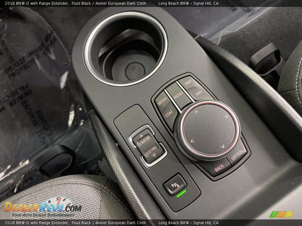 2018 BMW i3 with Range Extender Fluid Black / Atelier European Dark Cloth Photo #26