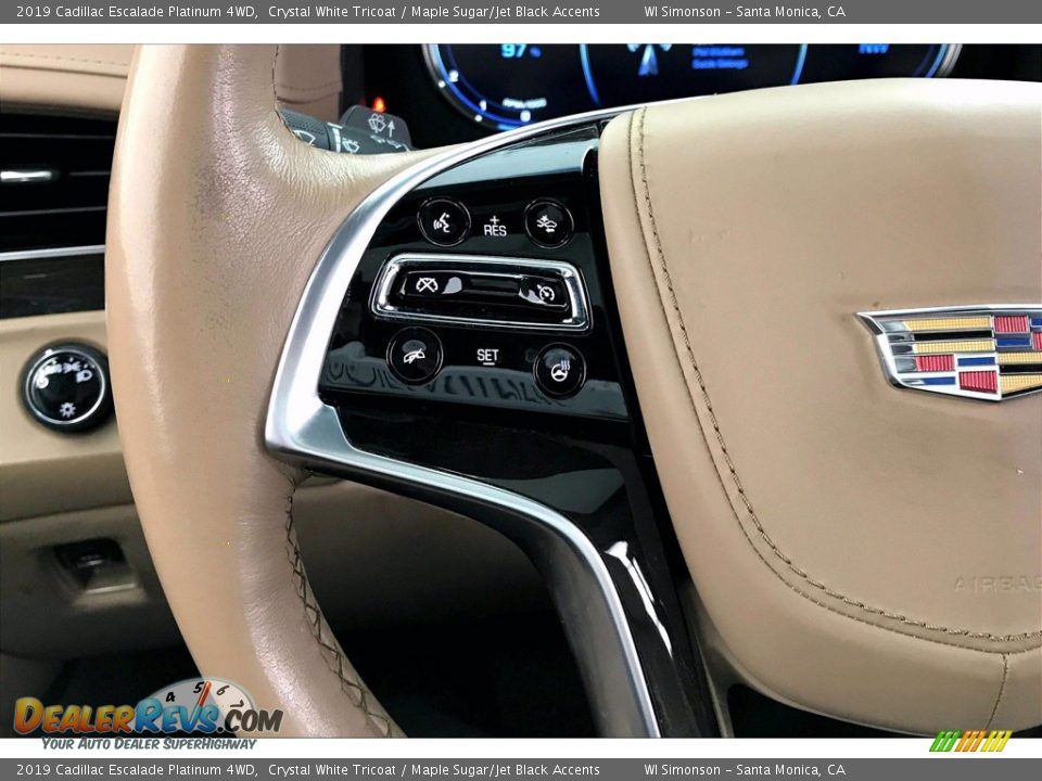 2019 Cadillac Escalade Platinum 4WD Steering Wheel Photo #21