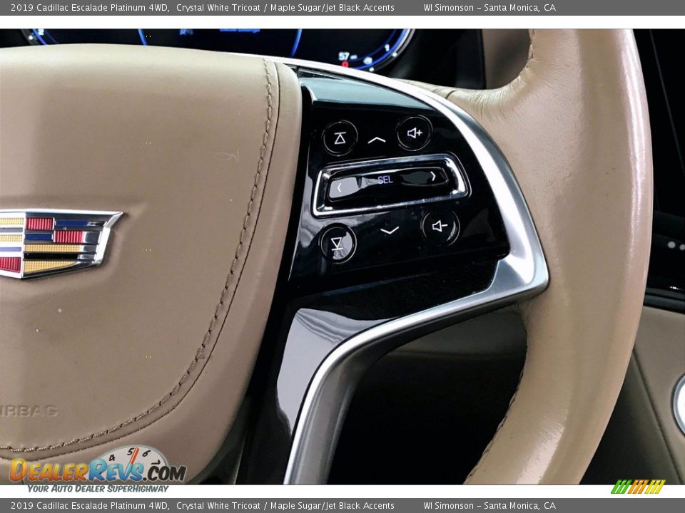 2019 Cadillac Escalade Platinum 4WD Steering Wheel Photo #22