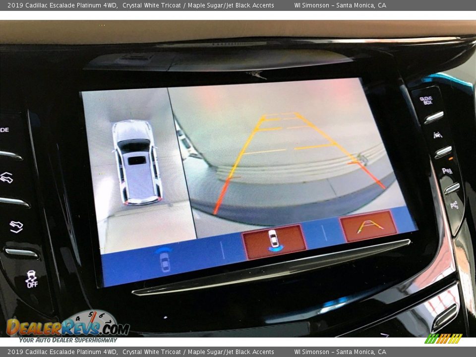 2019 Cadillac Escalade Platinum 4WD Crystal White Tricoat / Maple Sugar/Jet Black Accents Photo #24