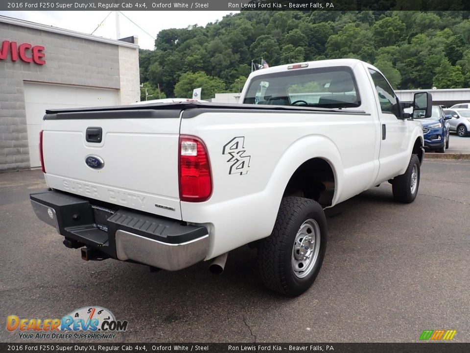 2016 Ford F250 Super Duty XL Regular Cab 4x4 Oxford White / Steel Photo #2