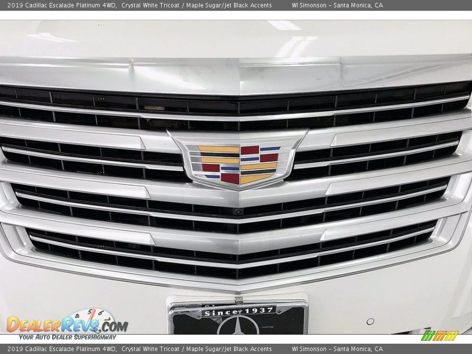 2019 Cadillac Escalade Platinum 4WD Crystal White Tricoat / Maple Sugar/Jet Black Accents Photo #30