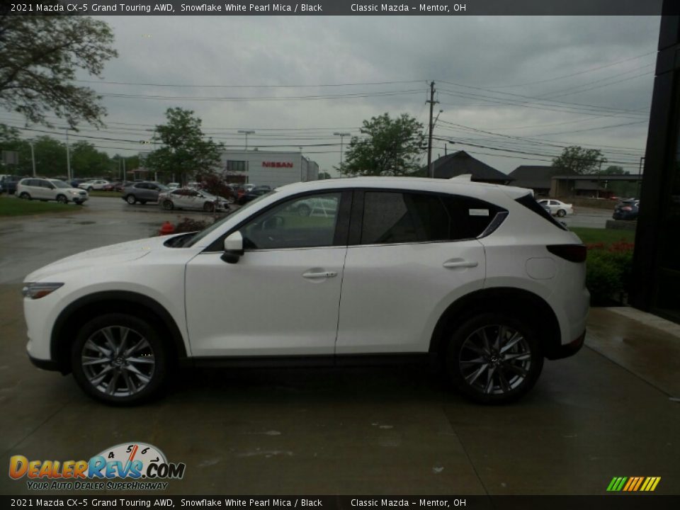 2021 Mazda CX-5 Grand Touring AWD Snowflake White Pearl Mica / Black Photo #6