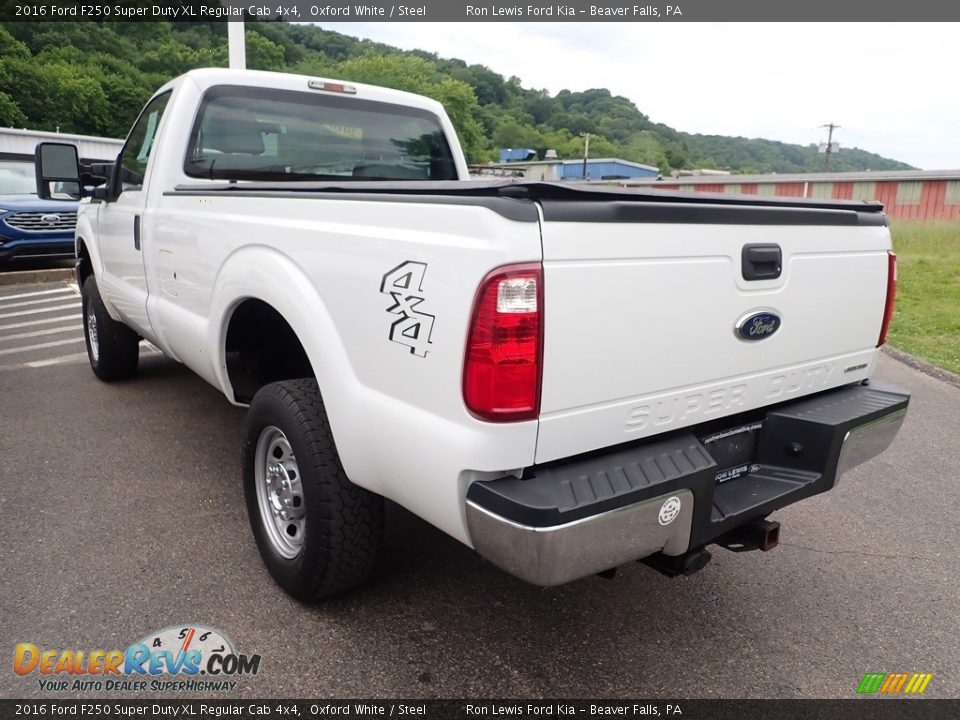 2016 Ford F250 Super Duty XL Regular Cab 4x4 Oxford White / Steel Photo #6