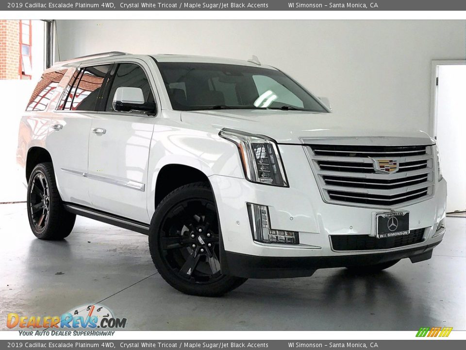 Crystal White Tricoat 2019 Cadillac Escalade Platinum 4WD Photo #34