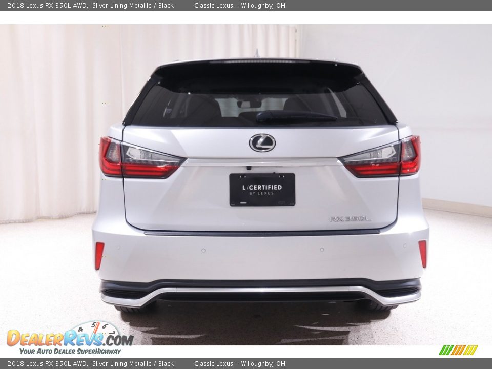 2018 Lexus RX 350L AWD Silver Lining Metallic / Black Photo #21