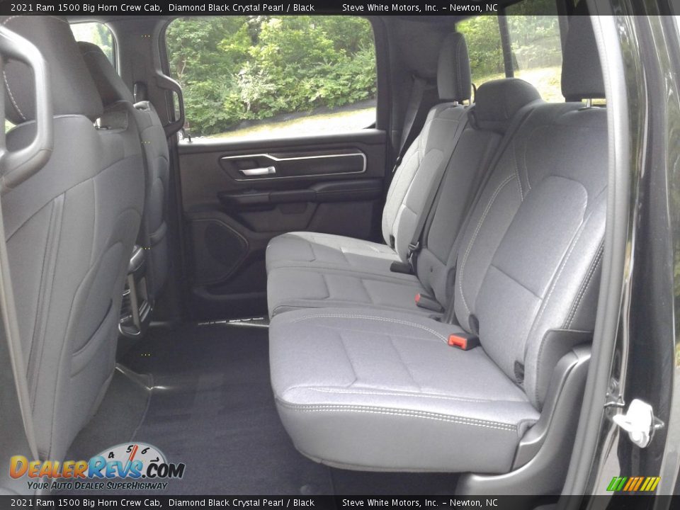 2021 Ram 1500 Big Horn Crew Cab Diamond Black Crystal Pearl / Black Photo #14