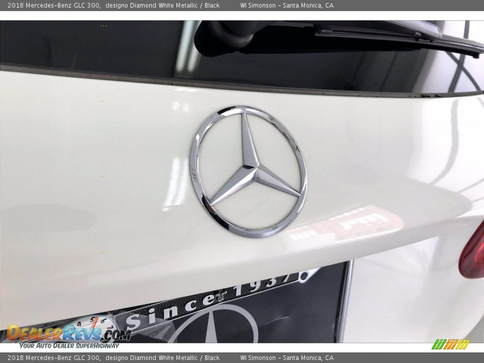 2018 Mercedes-Benz GLC 300 designo Diamond White Metallic / Black Photo #7