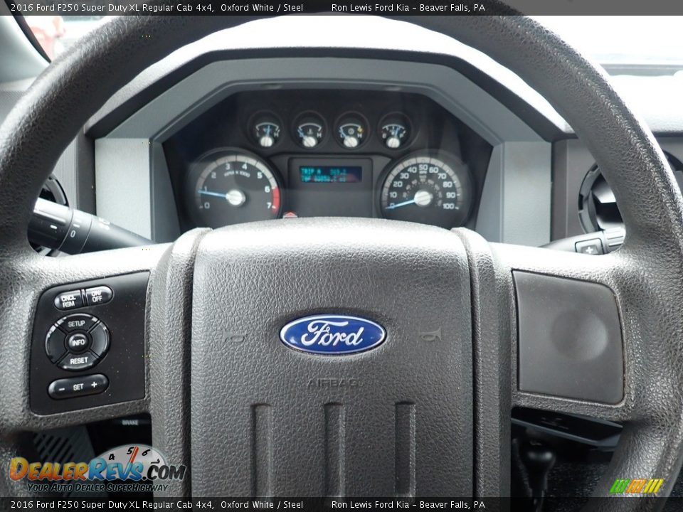 2016 Ford F250 Super Duty XL Regular Cab 4x4 Steering Wheel Photo #16