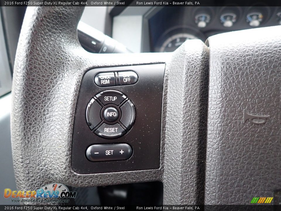 2016 Ford F250 Super Duty XL Regular Cab 4x4 Steering Wheel Photo #17