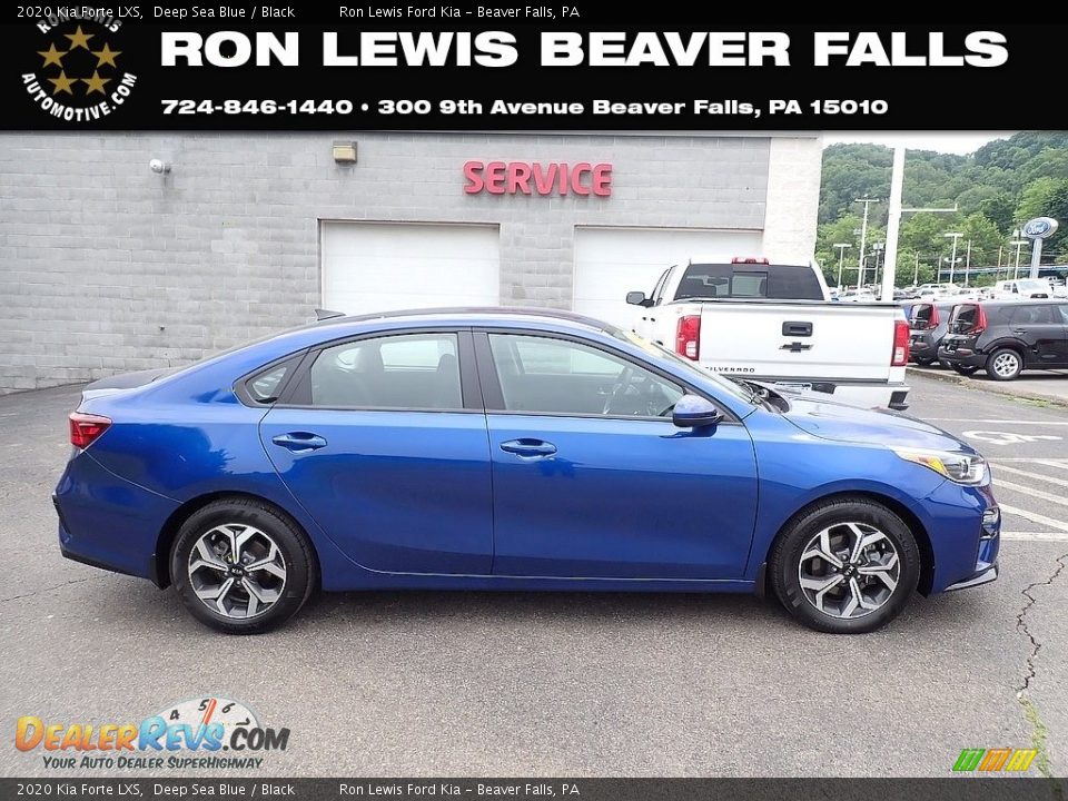 2020 Kia Forte LXS Deep Sea Blue / Black Photo #1