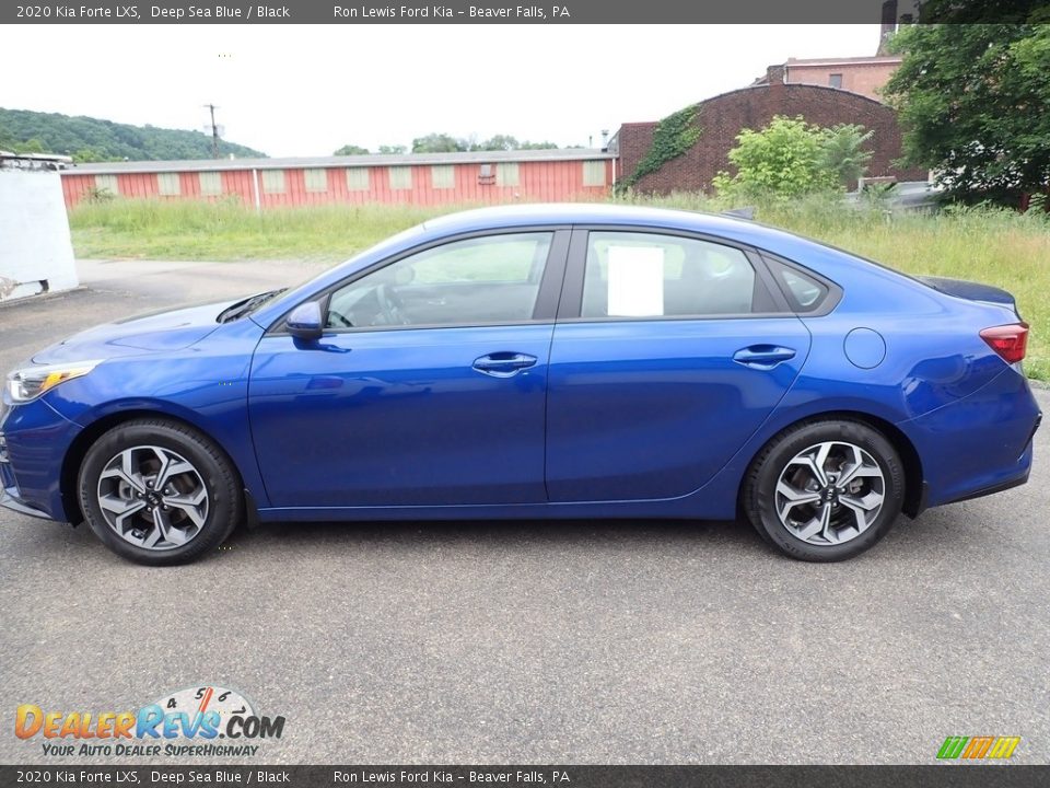 2020 Kia Forte LXS Deep Sea Blue / Black Photo #6