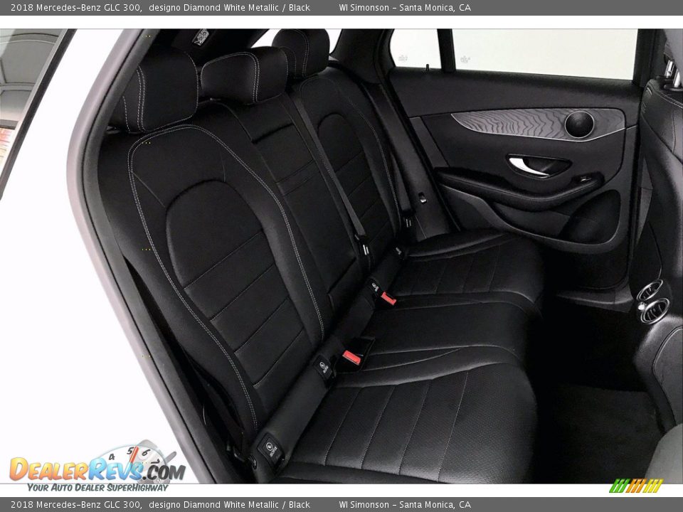 2018 Mercedes-Benz GLC 300 designo Diamond White Metallic / Black Photo #19