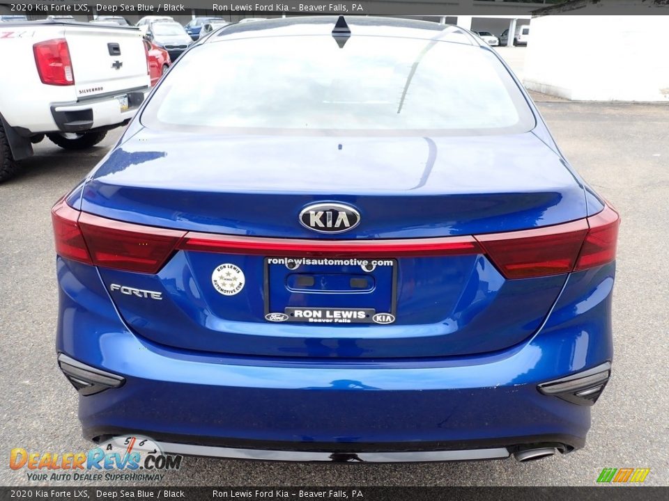 2020 Kia Forte LXS Deep Sea Blue / Black Photo #8