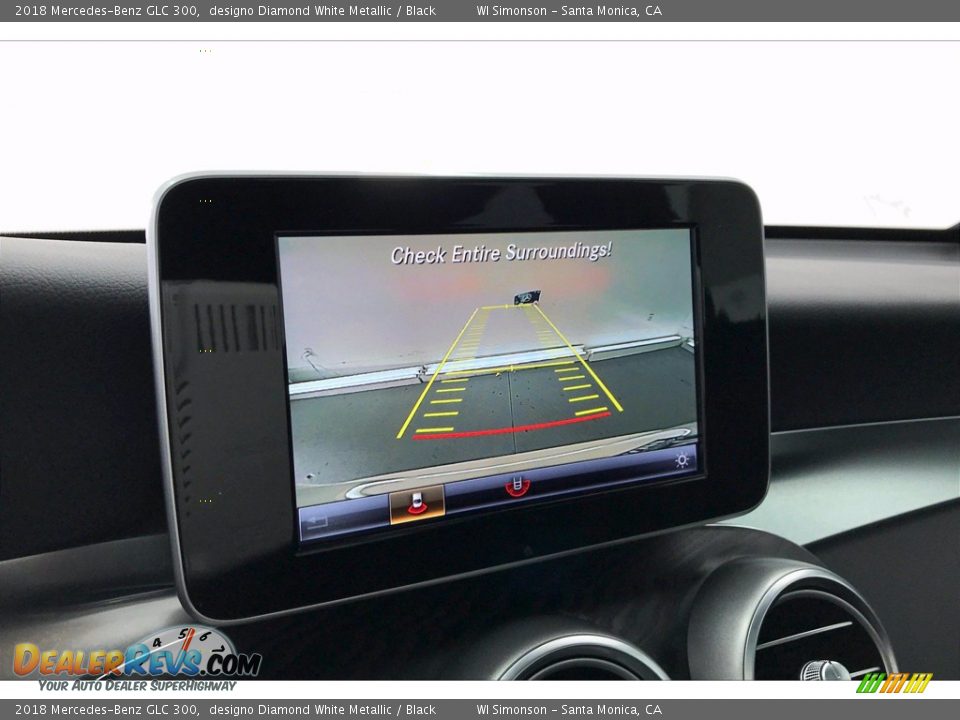 2018 Mercedes-Benz GLC 300 designo Diamond White Metallic / Black Photo #24