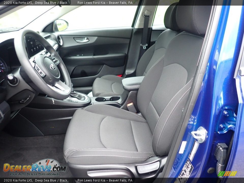 2020 Kia Forte LXS Deep Sea Blue / Black Photo #14