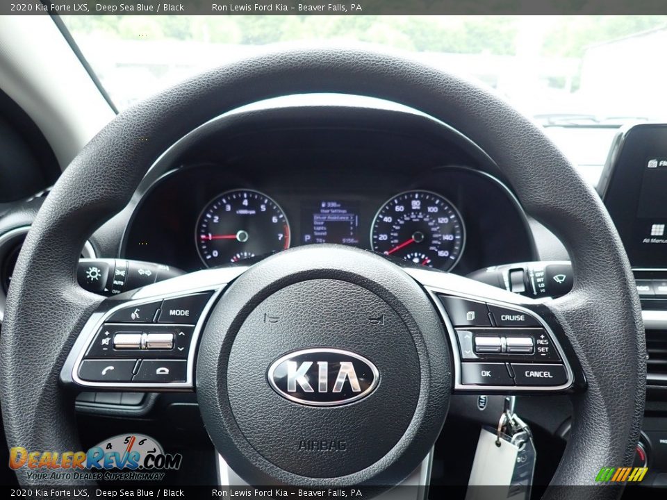 2020 Kia Forte LXS Deep Sea Blue / Black Photo #16