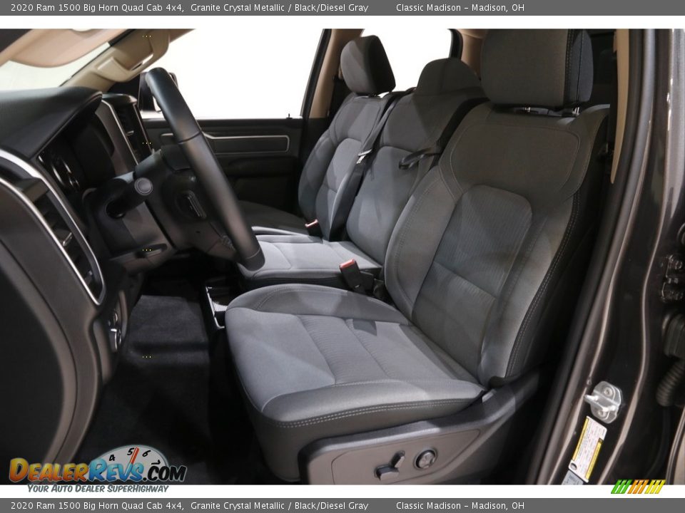 2020 Ram 1500 Big Horn Quad Cab 4x4 Granite Crystal Metallic / Black/Diesel Gray Photo #5