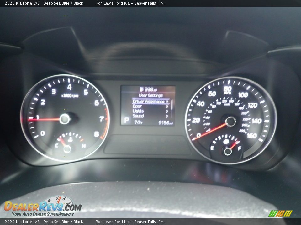 2020 Kia Forte LXS Deep Sea Blue / Black Photo #17