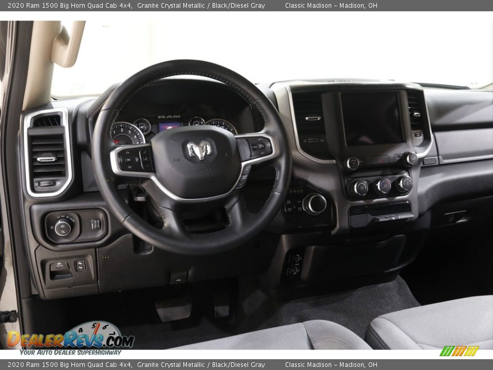 2020 Ram 1500 Big Horn Quad Cab 4x4 Granite Crystal Metallic / Black/Diesel Gray Photo #6